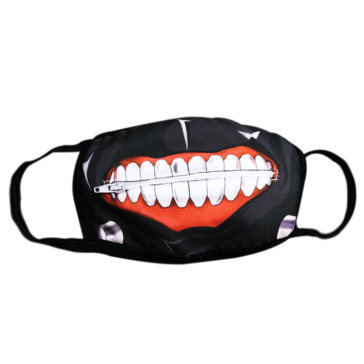 Masque buccal hiver Tokyo Ghoul | Masque anti-poussière style Tokyo, cadeau pour Anime Cosplay Halloween