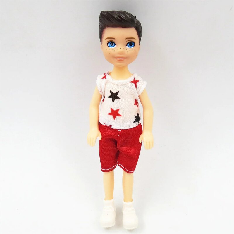 2 TEILE/LOS 14CM Bewegliche Gelenk Puppen Mit Kleidung Kelly Puppe Spielzeug Für Mädchen Kinder Geschenk