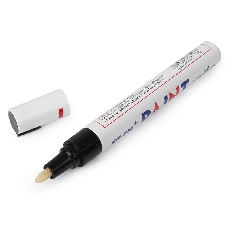 12 색 방수 자동차 타이어 타이어 트레드 고무 금속 영구 페인트 마커 펜, 문구 그림 펜