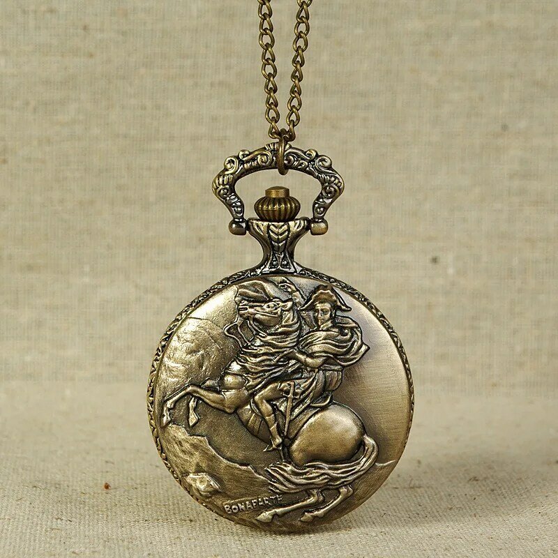 8845Large prince riding pocket watch classic retro one horse first pocket watch factory direct