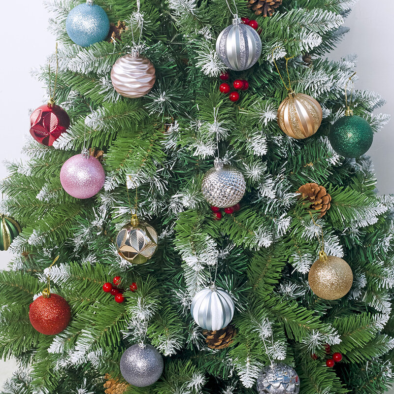 Árvore de natal bela brilhante pingente suprimentos de natal presente decoração entretenimento bola decoração de natal bolas de exibição