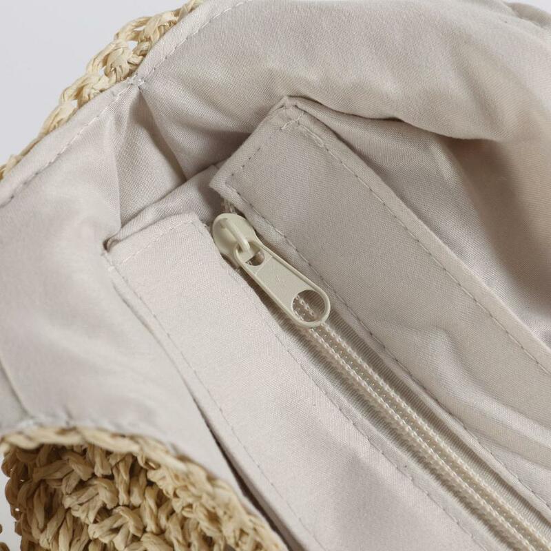 Модные Плетеные женские сумки на плечо из ротанга, женская сумка, вместительные летние пляжные соломенные сумки, повседневные сумки-тоуты, кошельки 2021