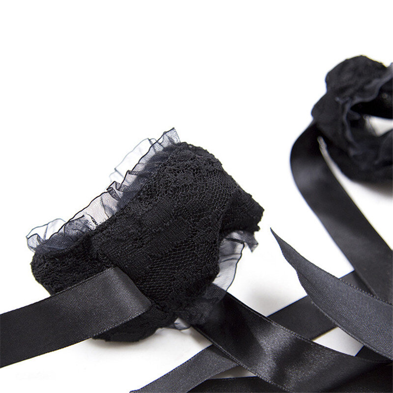 Вечерняя шелковая атласная маска для глаз, двусторонняя лента для бондажа, вечерние украшения для свадебной вечеринки