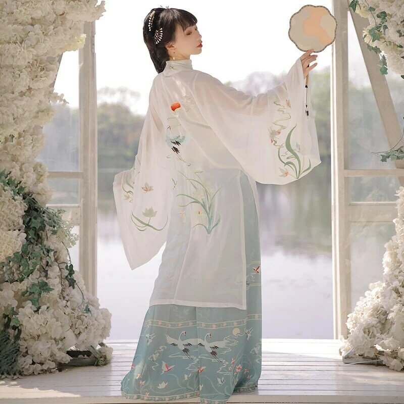 Disfraz de Hanfu tradicional para mujer, traje de Hada, conjunto de ropa antigua China, traje de princesa Tang, ropa de escenario de Hanfu SL2896