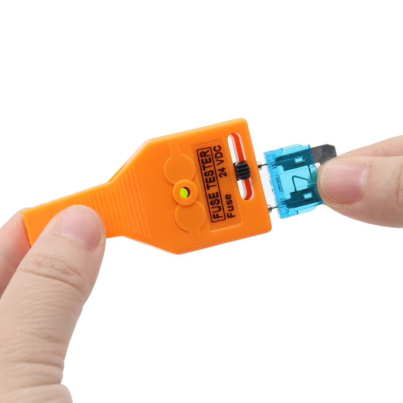 Tester e estrattore per fusibili regolabili per veicoli automobilistici con indicatore luminoso (arancione) strumento per la rimozione dei fusibili