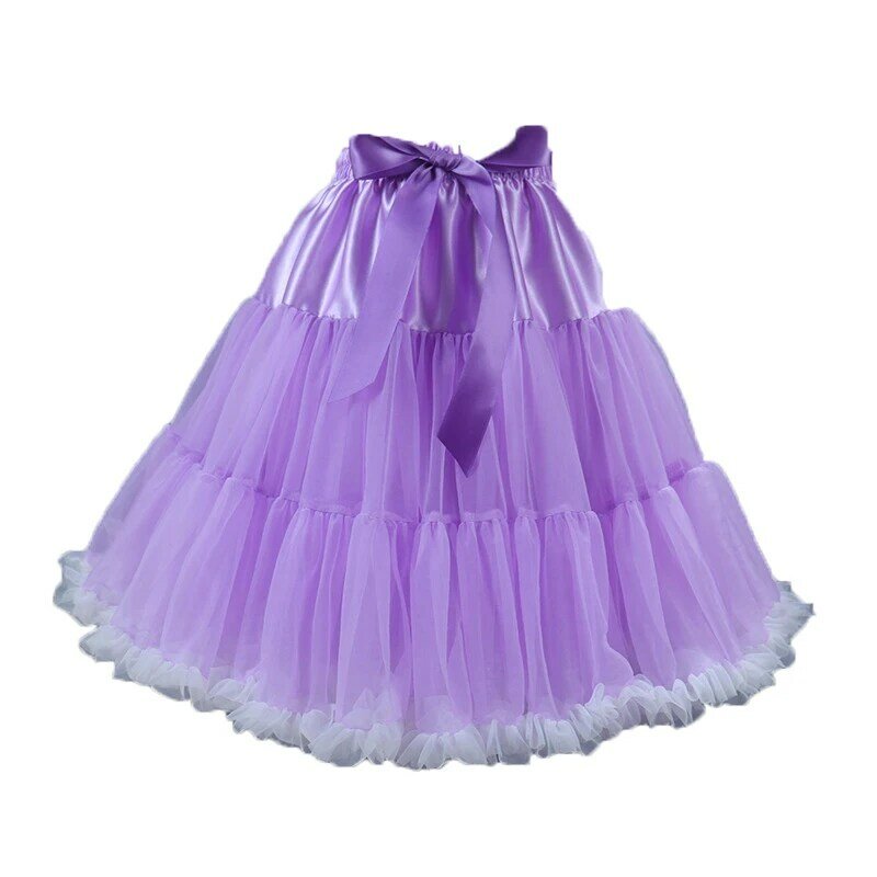 Kurzes Tüll Petticoat Kleid 40cm Mädchen Rock Petticoat Tutu Lolita Faldas Cupcake Kleid Geburtstags feier Kleinkind Kostüm