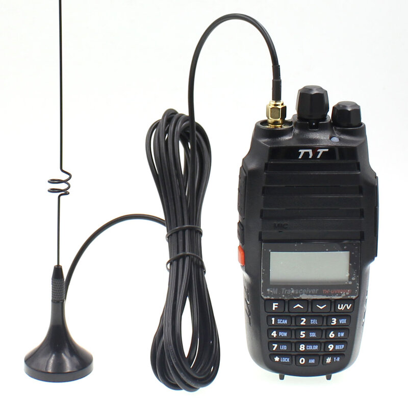 Antena magnética de doble banda VHF/UHF montada en vehículo, UT-108UV de alta dBi para Radio de mano BAOFENG/TYT/Wouxun/HYT/Zastone, UT-108