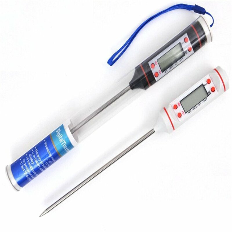 Daily Necessities Home Kitchen Oil Temperature Meter Barbecue Baking Temperature Electronic Food Needle Thermometer