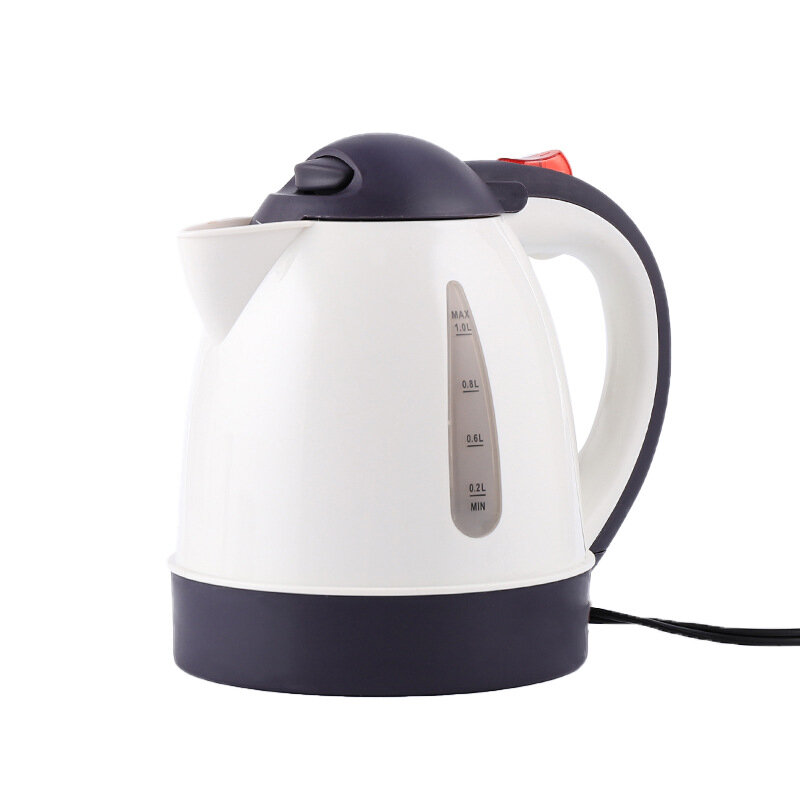 12V 24V Car Electric Kettle 1L Large Capacity Portable Travel Water Boiler Car Truck Travel Coffee Heated Tea Pot
