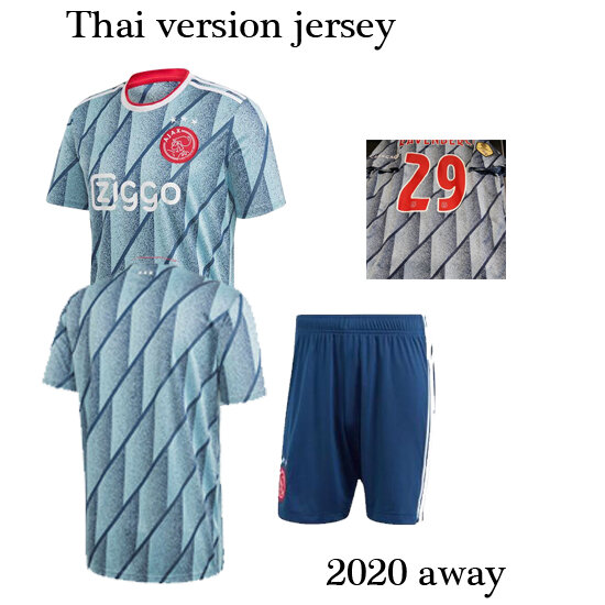 2020 2021 ajaxis away Jersey Away ajaxis zestaw piłkarski NERES TADIC HUNTELAAR DE LIGT VEN DE BEEK młodzieżowa koszulka piłkarska S-XXXXL