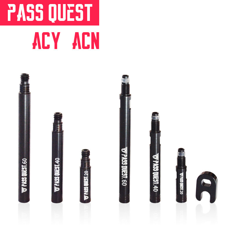 PASS QUEST Road bicycle bike wheels 20mm 40mm 60mm French valve Removable extender Presta Valve Tire Extender Cap Core Adapter