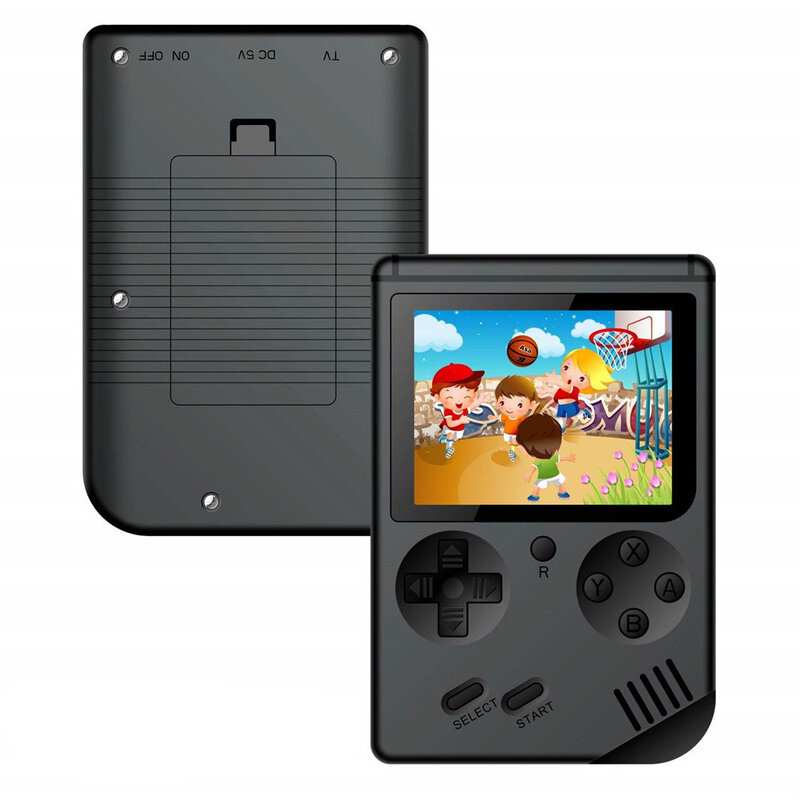 Mini console de vídeo game retrô portátil, console de videogame portátil retrô com 168 jogos para crianças, meninos, jogos para adultos nostálgicos