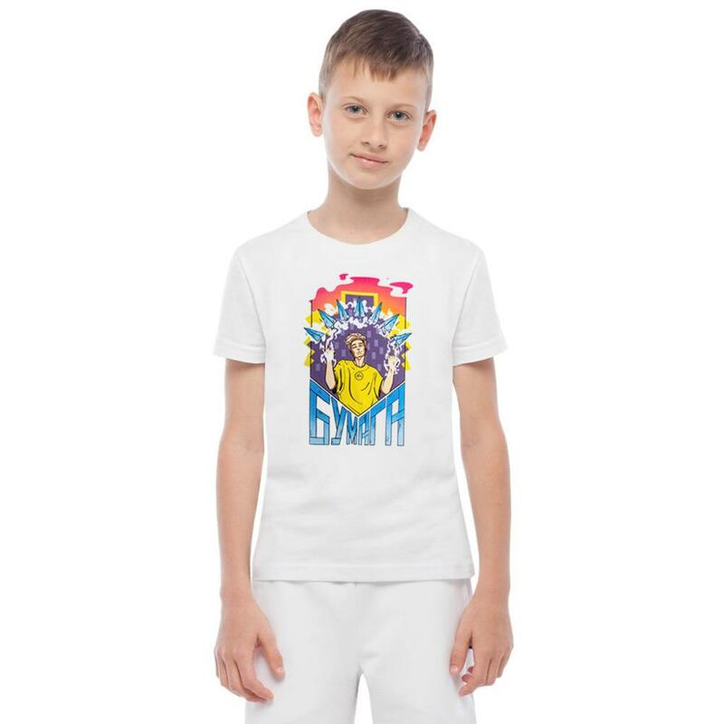 Kids 100% Katoenen T Shirts Merch A4 Papier Print Casual Familie Kleding Mode Tops T-shirt Kinderen Volwassen Мерч А4 Бумага футболк