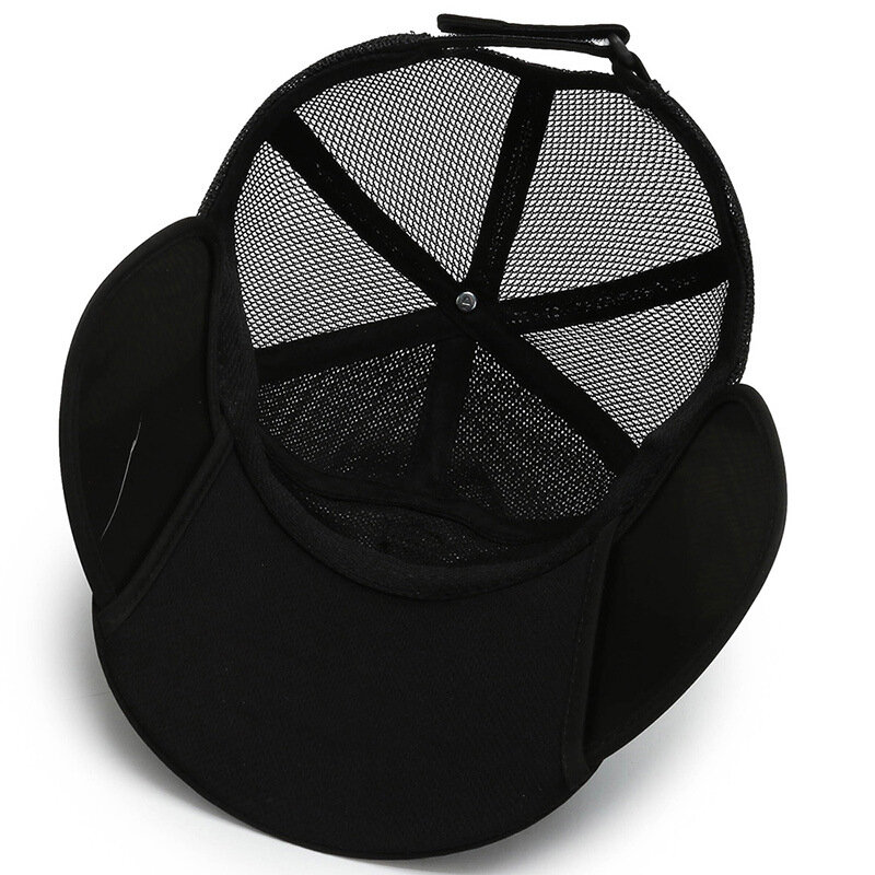 Sombrero de visera ancha retráctil para playa, gorra deportiva ligera y transpirable, fina, refrescante, malla de béisbol