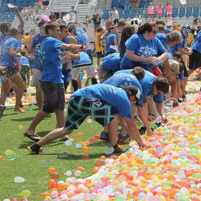500 Buah/Lot Balon Bom Air Mengisi Balon Lateks Ajaib Anak-anak Musim Panas Luar Ruangan Mainan Pantai Dekorasi Pesta Ulang Tahun