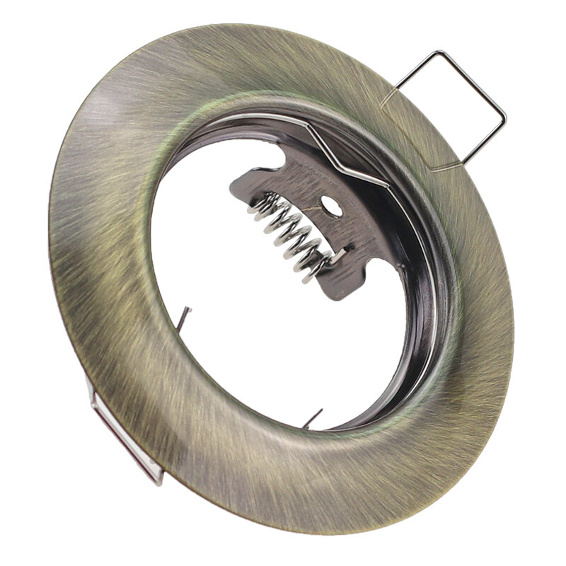 Gorący sprzedawanie okrągłe montowane na powierzchni nie regulowana dioda wpuszczone w sufit lampa świecąca w dół rama montażowa do obudowy żarówki MR16 GU10