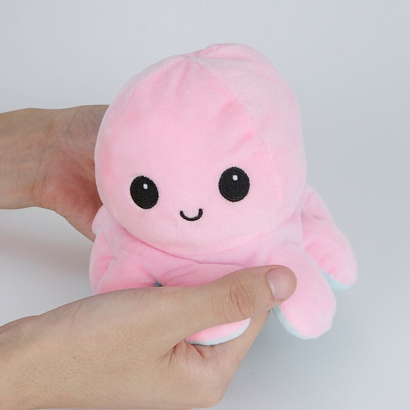 Kids Soft Gift pulpo Plush Animals Children Double-Sided Flip Doll Soft Reversible Cute Plush Toys peluches toys poulpe 문어