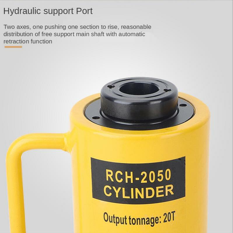 Vérin hydraulique creux, cylindre électrique fendu, 50mm, RCH-20T