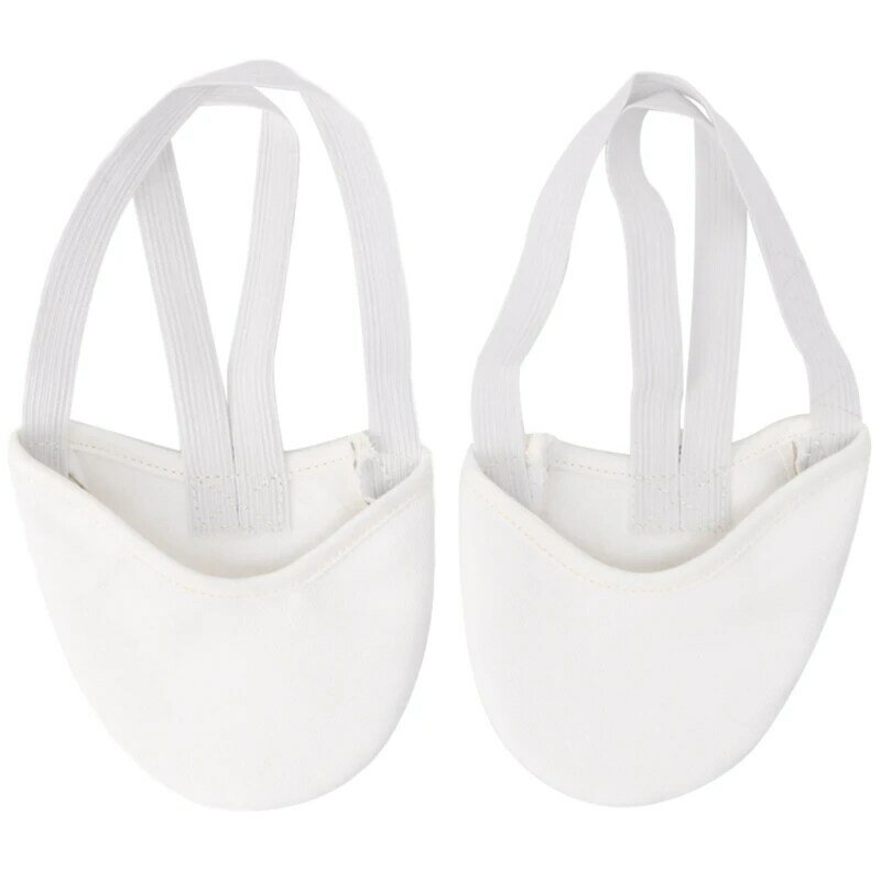 Half Faux Leather Sole Ballet Pointe Dance Shoes Rhythmic Gymnastics Slippers .