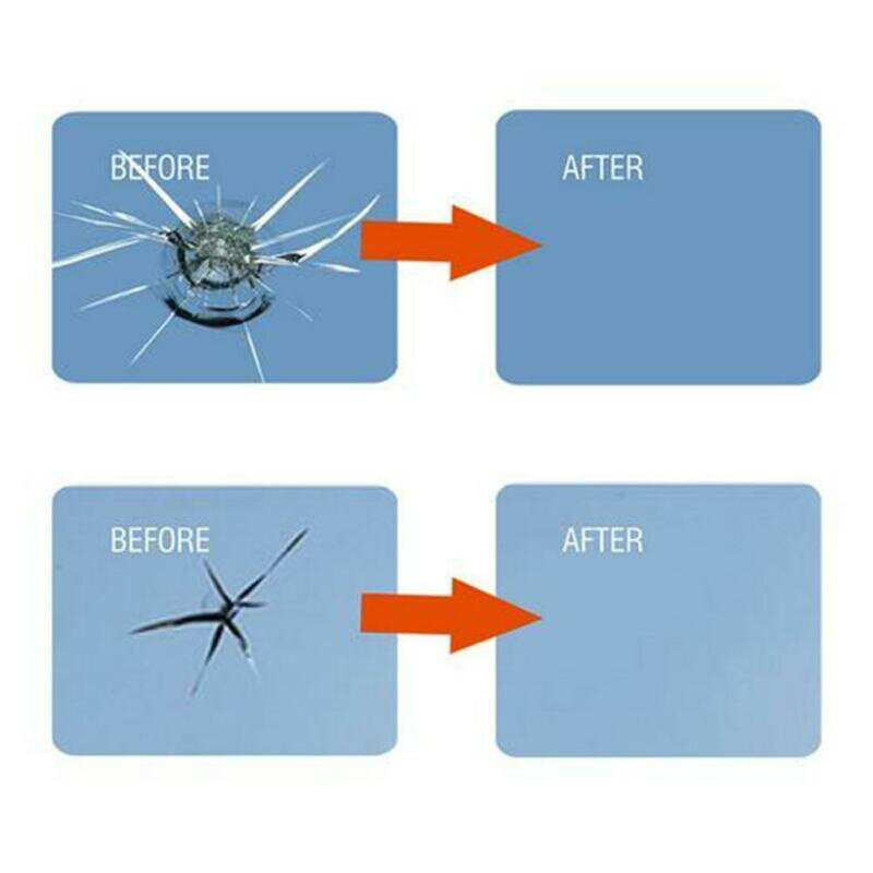 Car Windshield Windscreen Glass Repair Resin Kit Auto Vehicle Casement Fix Tool Repair Resin Cure Strips Car Wash Maintenance