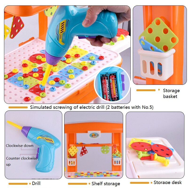 Детские развивающие Игрушки для раннего развития, игра для дома, имитация инструментов для обслуживания, Детские упражнения для ручного обучения, коробка для рисования