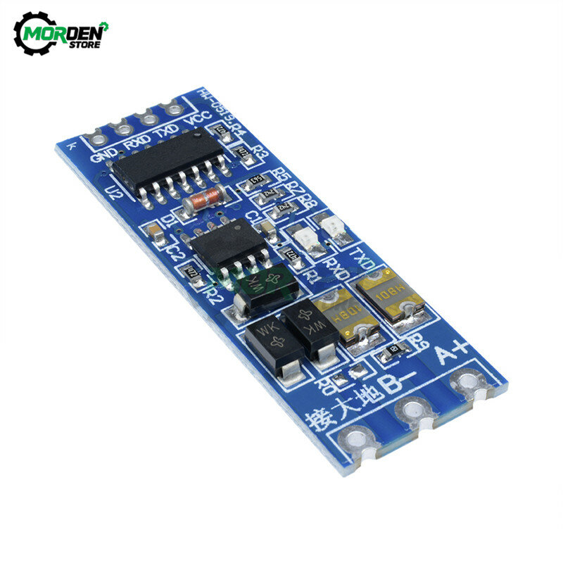 3.3V 5V TTL to RS485 Module Hardware Automatic Flow Control Module Serial UART Level Mutual Conversion Power Supply Module
