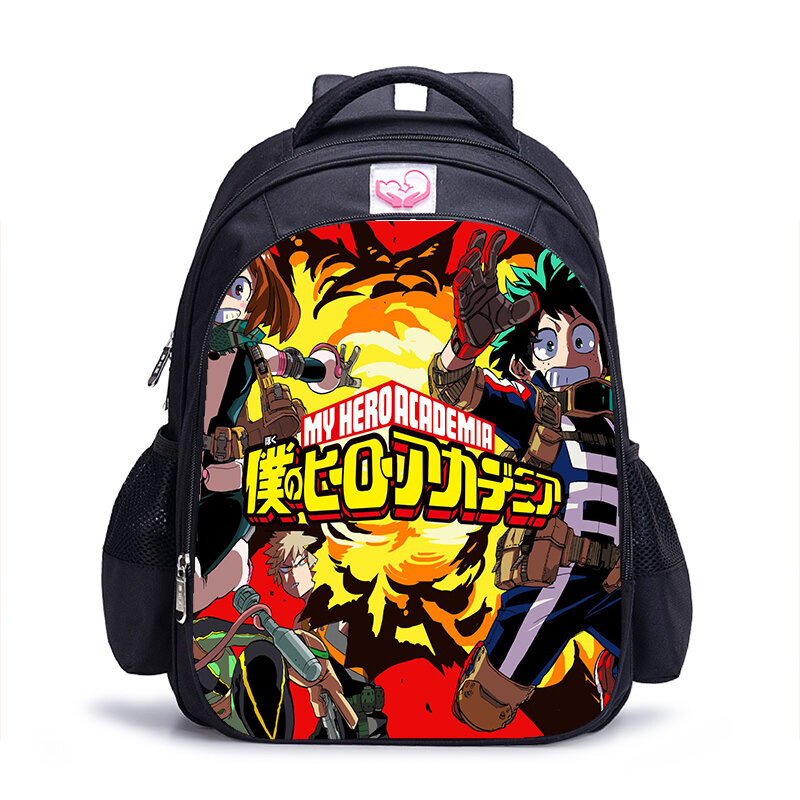 16-дюймовый рюкзак с аниме «Моя геройская Академия», детские школьные ранцы для мальчиков и девочек, повседневный дорожный рюкзак, мультяшный рюкзак, школьные подарки