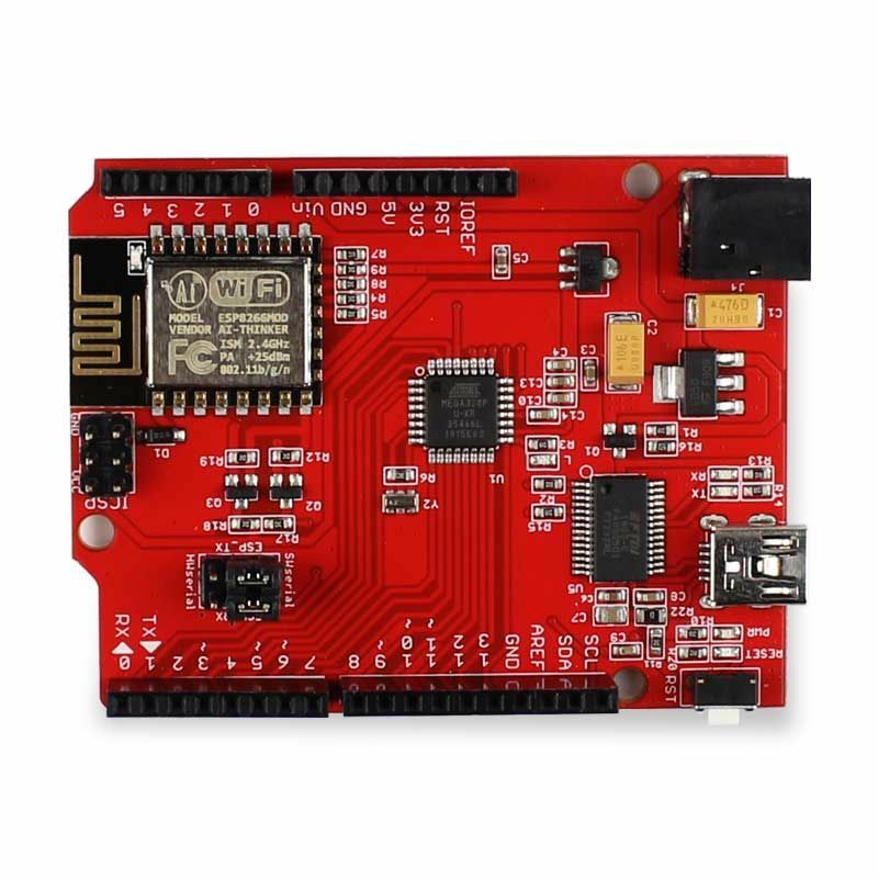 Elecrow ESP8266 Wifi Board Voor Crowduino Uno 2 In 1 Development Board Crowduino Uno ESP8266-V1.1 Iot Draadloze Module Diy Kit