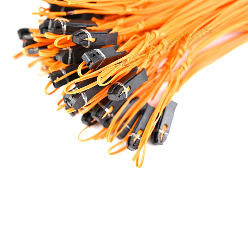 100 unids/lote 1m cable de cobre Color naranja Talon ignición cable para sistema de fuegos artificiales dispositivo de disparo