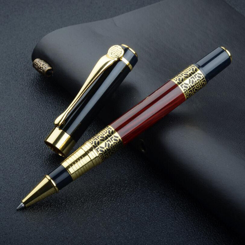 Klasyczny Design marka w całości z metalu Roller długopis biuro wykonawczy biznes mężczyźni długopis Signature kupić 2 wysłać prezent