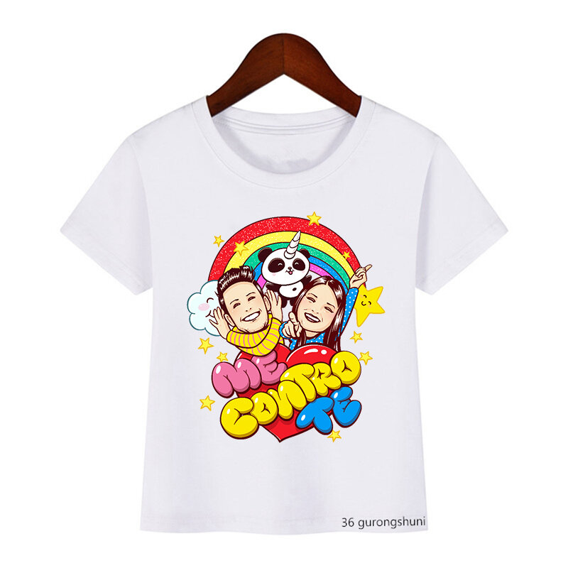 Ja Contro Te chłopcy dzieci ubrania śmieszne koszulki dla chłopców lato moda trend dziewczyny t-shirty słodkie anime maluch tshirt topy hurtownie