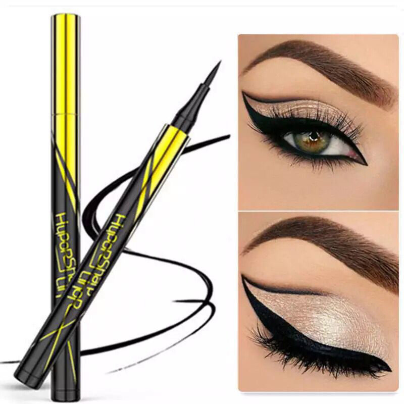 Crayon eye-liner liquide imperméable longue durée, petit stylo doré, séchage rapide, outils cosmétiques