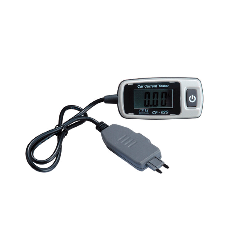 CEM-CF-02 de medición precisa de CF-02S, dispositivo electrónico de pantalla Digital portátil por probador de corriente de automóvil