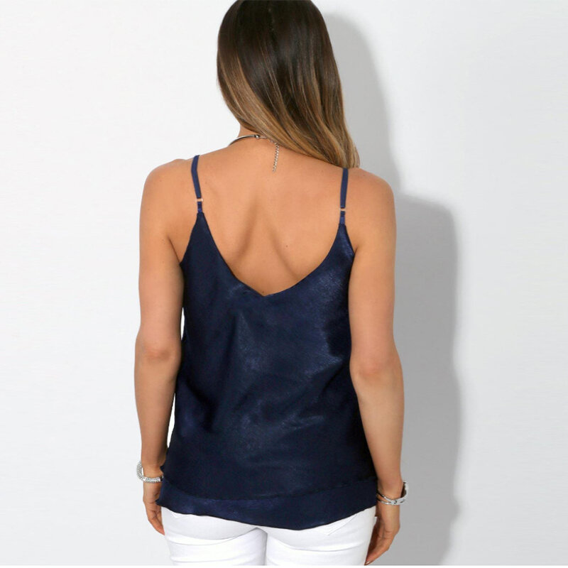 Women Sexy Camis Summer 2020 Female Sleeveless Backless Ruffles Strapless Solid Beach Tops Ladies Loose Casual Clothes