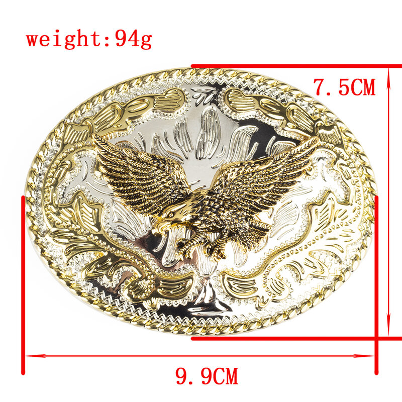 Модный мужской ремень с пряжкой в виде золотого орла шириной 4,0 см