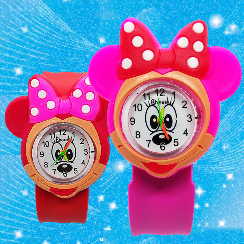Reloj deportivo de alta calidad para niños y niñas, pulsera con solapa, tortuga y mariposa 3D, regalo para niños y estudiantes