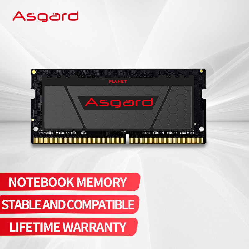 Asgard-Memória RAM do portátil, Série A1, DDR4, 8GB, 16GB, 32GB, 2666MHz, 3200MHz, Sodimm Notebook Memory