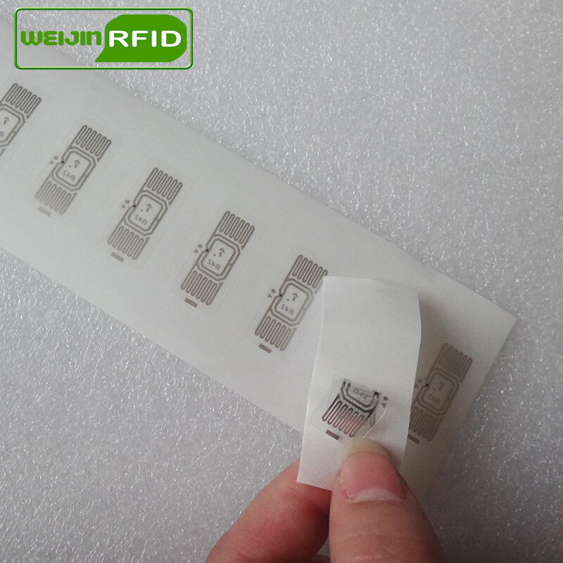 UHF RFID tag sticker Impinj B42 wet inlay 915mhz 900 868mhz 860-960MHZ  EPCC1G2 6C smart adhesive passive RFID tags label
