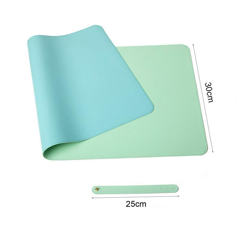 Fleck Beständig Maus Pad Gurt Design Faux Leder Wasserdicht Glatte Oberfläche Maus Kissen Hause Desktop Matte
