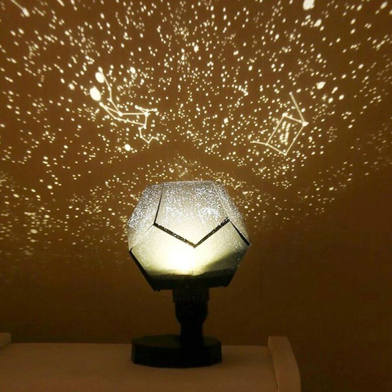 로맨틱 프로젝터 침실 야간 조명 스타 스카이 프로젝션 야간 램프 별이 빛나는 장식 조명 가제트