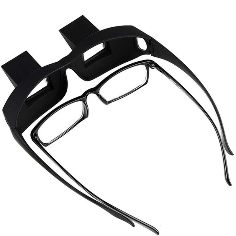 1 par óculos preguiçosos deitado na cama óculos horizontais óculos horizontais para assistir tv e leitura #25