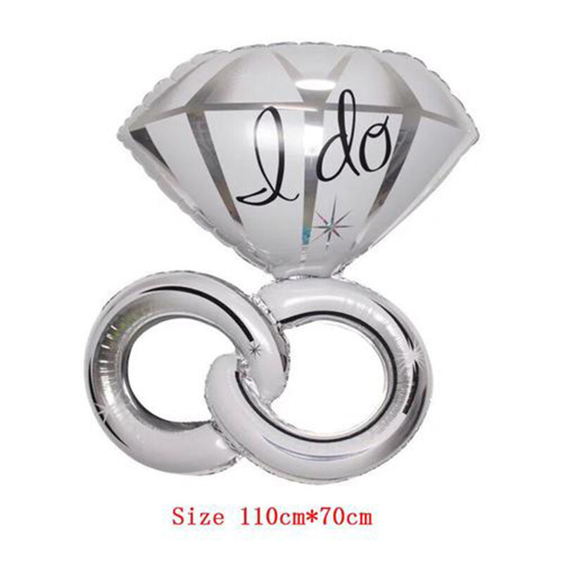 Globos de papel de aluminio Mr & Mrs LOVE I Do bride to be, decoración de boda y fiesta, 1 unidad