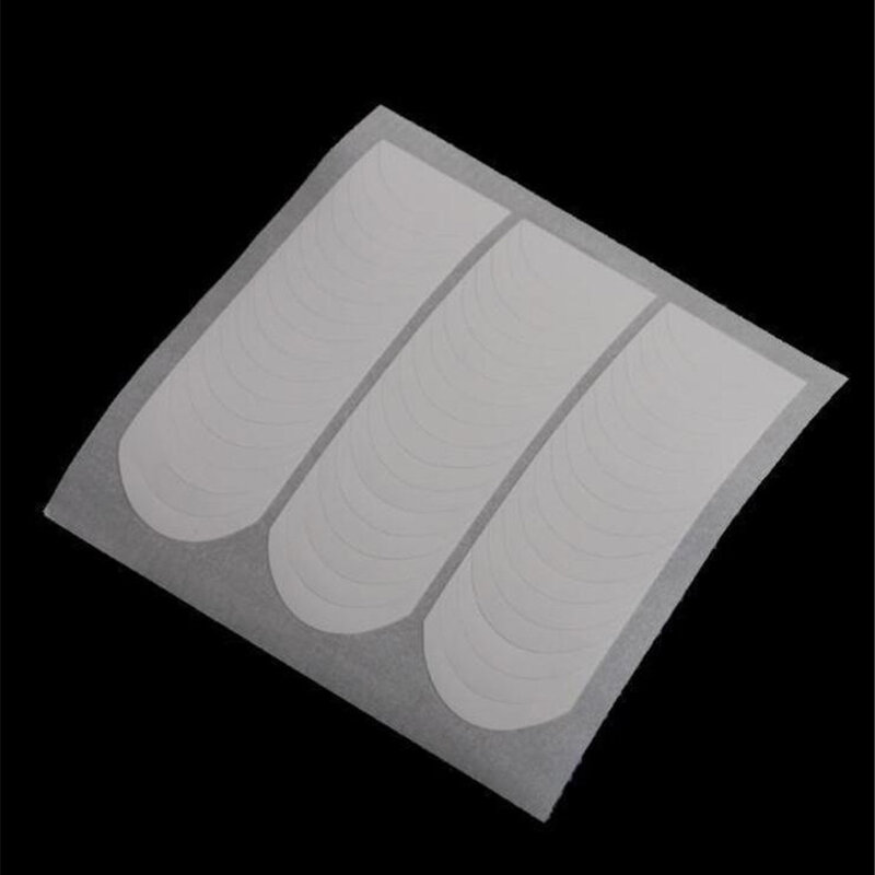 3 pezzi adesivi per unghie francesi guide per punte autoadesive striscia per Manicure francese bianca Nail Art Form guide Sticker suggerimenti per la linea fai da te