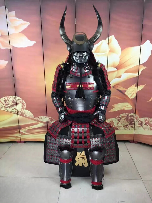Armures de samouraï japonaises de qualité supérieure, véritables armures, cosplay portable