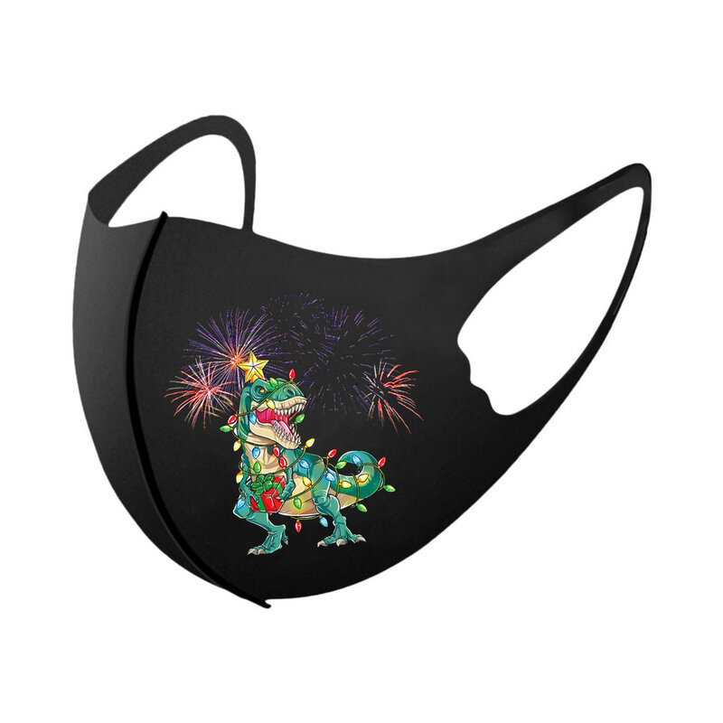 5pc Children Spring Festival Masks Cartoon Face Mask For Kids Chinese New Year Decorations 2022 Tiger Petardos Halloween Петарды