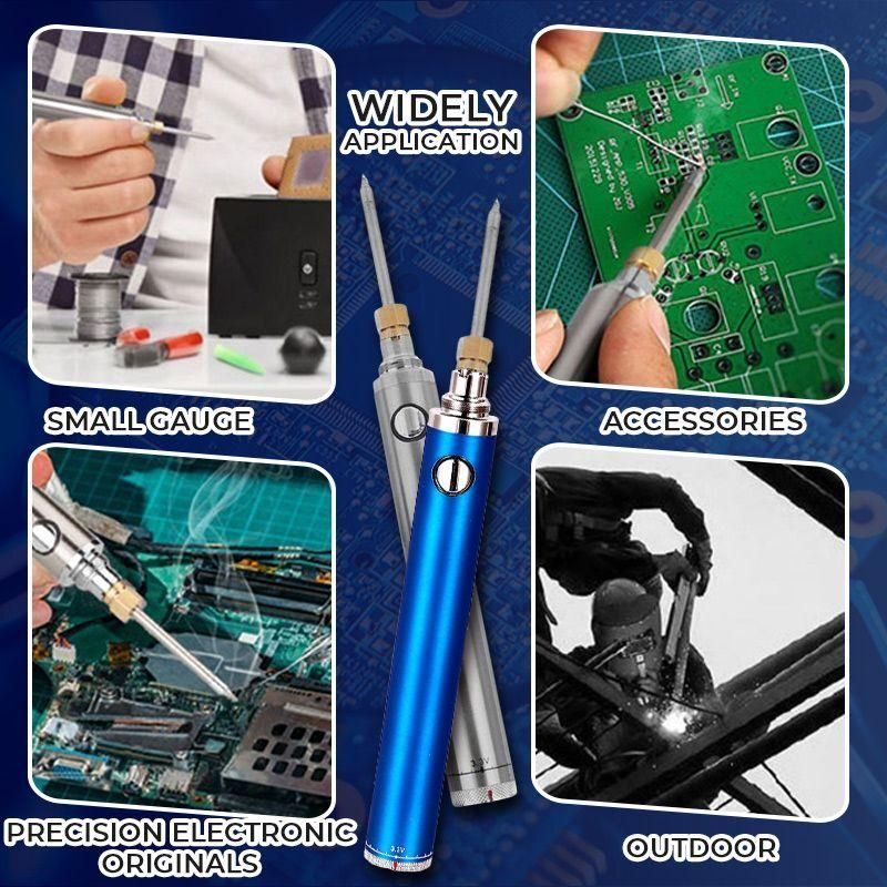 Soldador eléctrico de carga inalámbrica, herramientas de soldadura de estaño, USB, carga rápida, portátil, reparación de Microelectrónica