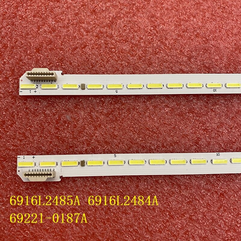 Tira de luces LED de retroiluminación, accesorio para LG 60UH770V 60UH7700 6916L-2485A 6916L-2484A 60 V16 ART3 2485 2484 R tipo L 6922l-0187a, novedad, 2 unids/set/juego