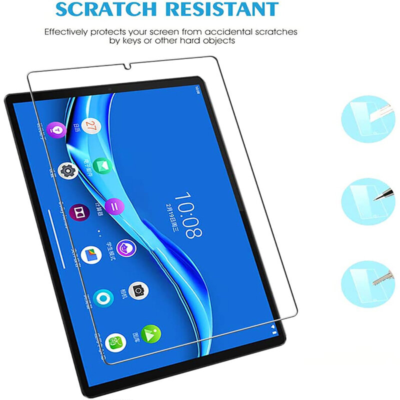 Protecteur d'écran en verre 9H Guatemala pour Lenovo Tab M10 Plus FHD 10.3 pouces TB-X606F X606X Bubble Free Clear Tablet Film de protection