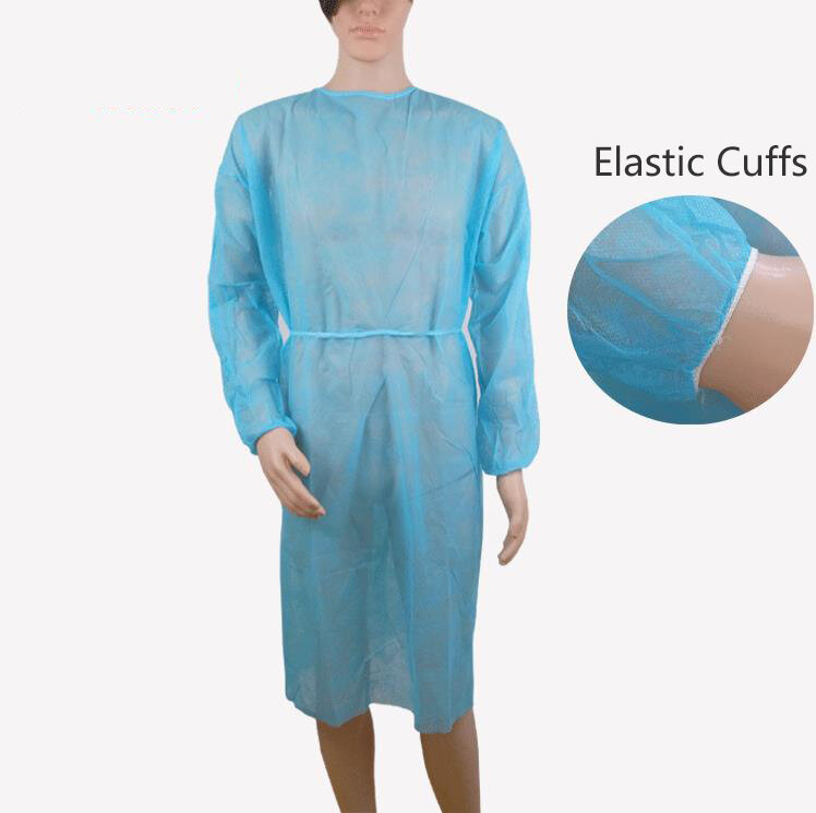 40pcs/20pcs/10PCS Disposable Isolation Gown Coverall Water-proof Protection Suit Security Gown Wear with