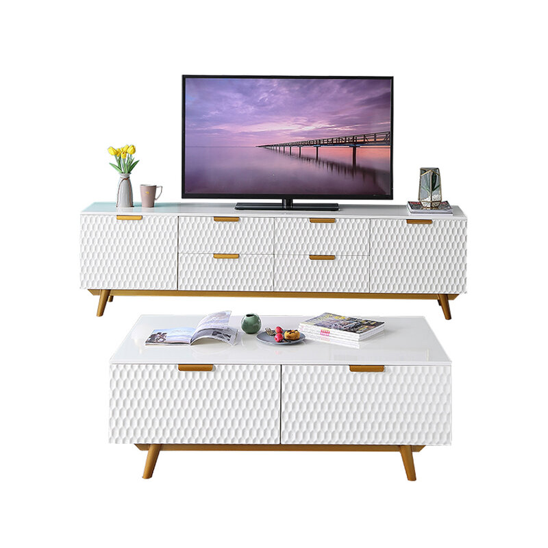 Дизайнерский деревянный панельный шкаф, подставка для телевизора, подставка для монитора, Многофункциональный ТВ-шкаф, столик для телевизора, журнальный столик, подставка для салона